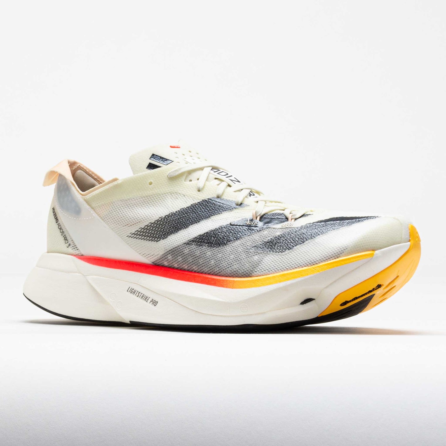 adidas adizero Adios Pro 3 Men's Ivory/Core Black/Crystal Sand